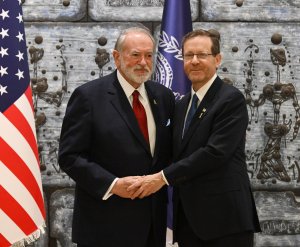 In Israel, new U.S. ambassador to nation Mike Huckabee warns about Iran's threats