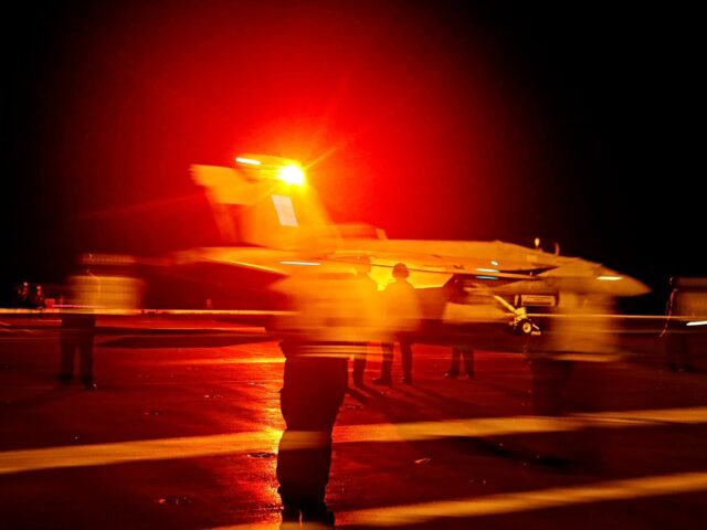yemen night strike 190510-N-MM912-1013 RED SEA (May 10, 2019) An F/A-18E Super Hornet from the