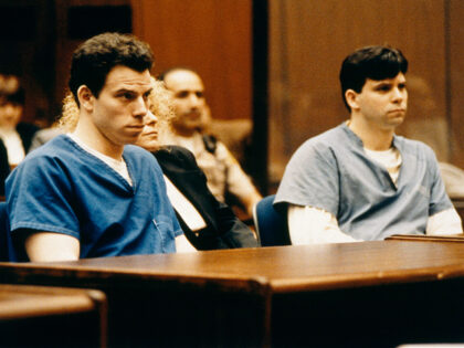 TRIAL OF BROTHERS LYLE & ERIK MENENDEZ, PARRICIDES (Photo by Ted Soqui/Sygma via Getty Ima