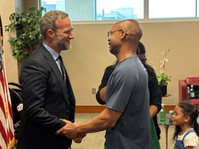 WATCH — ‘God Bless You’: Freed American Contractor Thanks President Trump After 903 D