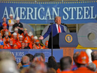 Trump to U.S. Steel Workers: ‘You’re Going to Stay an American Company’