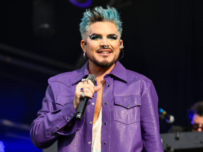 Adam Lambert performs on the Trafalgar Square Stage on July 01, 2023 in London, England. P