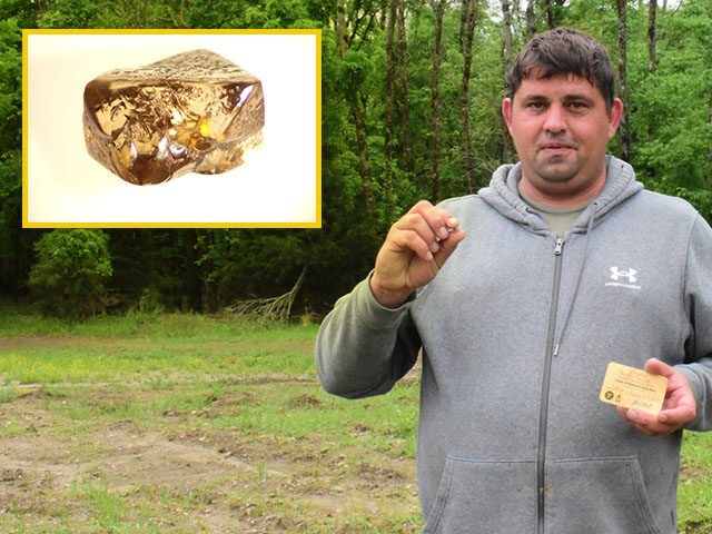 David DeCook, a regular visitor to Arkansas’ Crater of Diamonds State Park from Stewartv