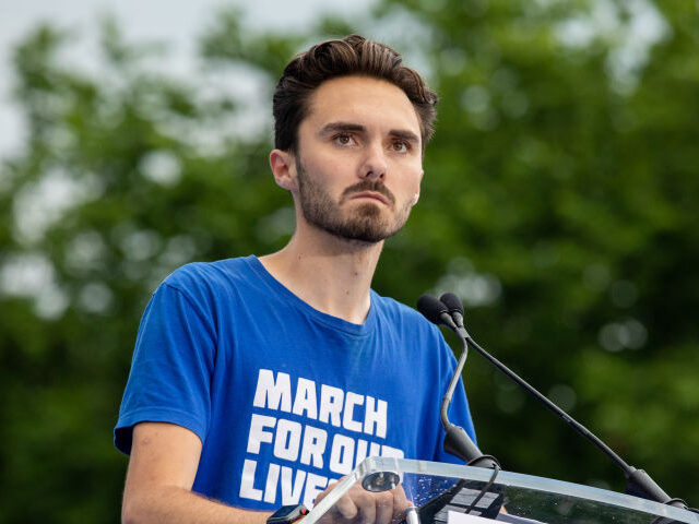 WASHINGTON, D.C. - June 11: Gun violence survivor and activist David Hogg speaks at the Ma