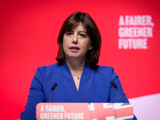 Labour Party Annual Conference - Day Three Leader's Speech LIVERPOOL, ENGLAND - SEPTEMBER 27: Labour's Shadow culture secretary Lucy Powell deli