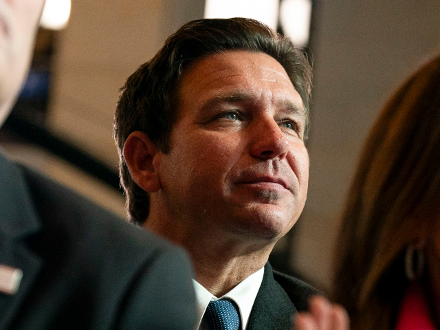 Ron DeSantis, governor of Florida, during the 60th presidential inauguration in Emancipati