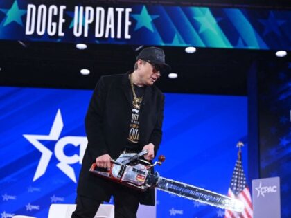 Billionaire Elon Musk, the head of the Department of Government Efficiency (DOGE), holds a