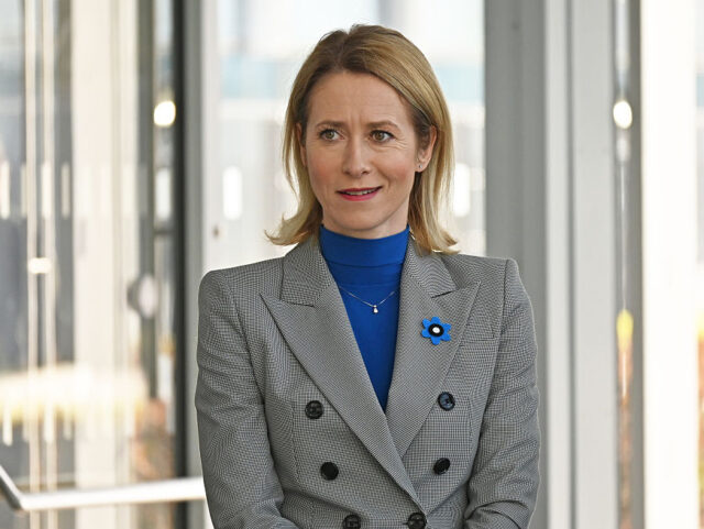 11 April 2025, Belgium, Brüssel: EU High Representative for Foreign Affairs Kaja Kallas i