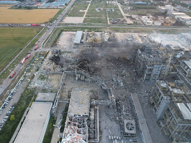 At Least Five Killed in Massive Chinese Chemical Plant Explosion