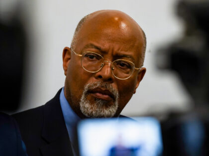 Rep. Glenn Ivey (D-Maryland) speaks during a press conference to share insights from his v
