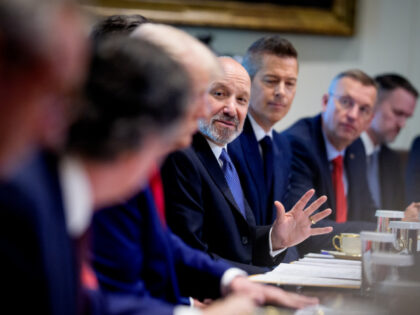 Commerce Secretary Howard Lutnick during a Cabinet meeting at the White House on April 30,