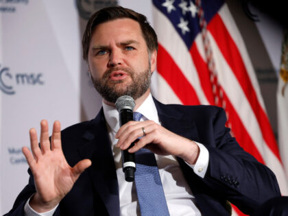 U.S. Vice President JD Vance delivers remarks to the Munich Leaders Meeting, hosted by the