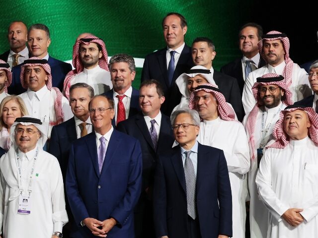Jensen Huang of Nvidia in Saudi Arabia