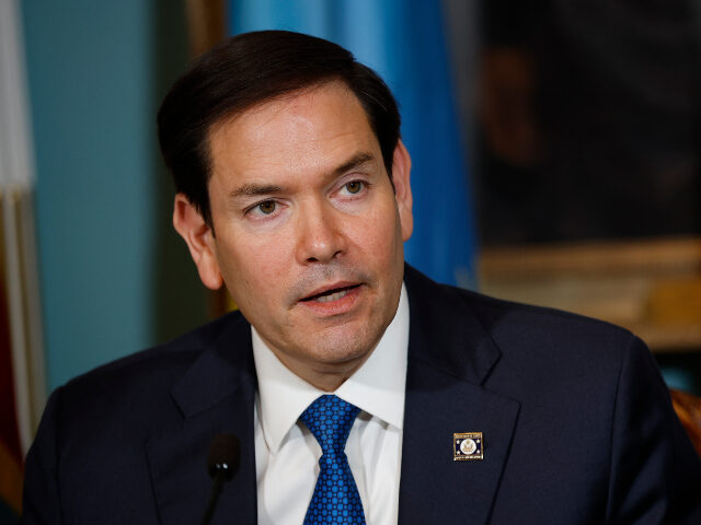 Marco Rubio U.S. Secretary of State Marco Rubio delivers remarks during a a Declaration of Principles