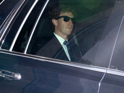 Mark Zuckerberg in car during FTC antitrust trial