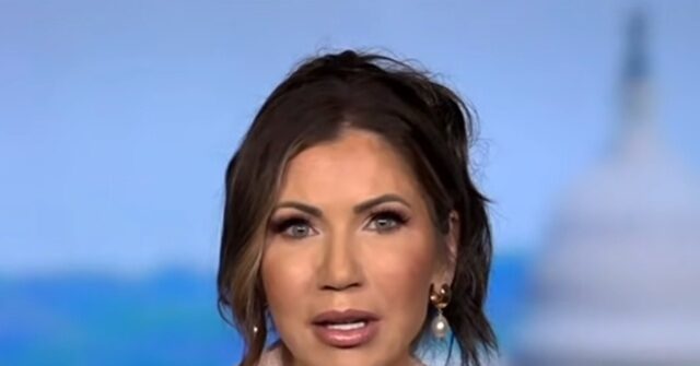 Noem Says Media, Democrats 'Wrapping Their Arms Around' Human Smuggler, Wife Beater, Violent Criminal