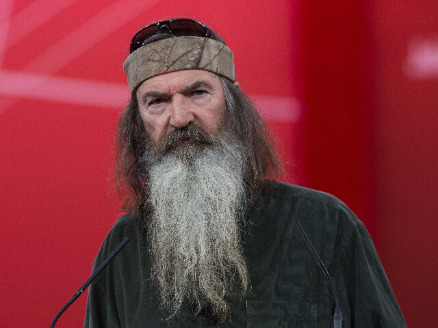 Phil Robertson of television show Duck Dynasty speaks at the annual Conservative Political