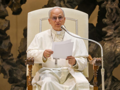 VATICAN, ITALY - 2025/05/12: Pope Leo XIV conducting a special audience with thousands of
