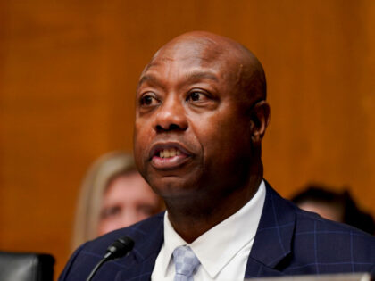 Senator Tim Scott, a Republican from South Carolina and chairman of Senate Banking, Housin