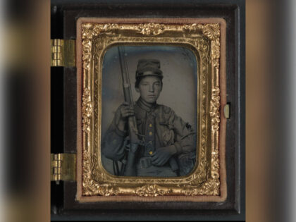 Sergeant William T. Biedler, 16 years old, of Company C, Mosby's Virginia Cavalry Reg