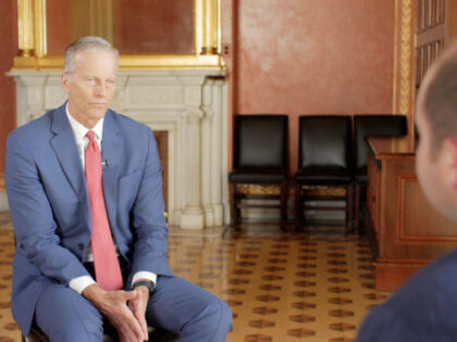 John Thune Talks to Breitbart, Matthew Perdie/Breitbart News