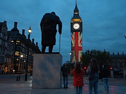 LONDON, ENGLAND - MAY 6: Iconic Big Ben, nickname for the Great Clock of Westminster renam