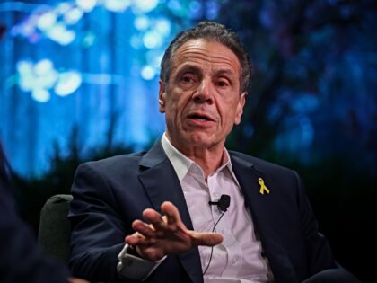 Andrew Cuomo, New York City mayoral candidate, speaks during the United Federation of Teac