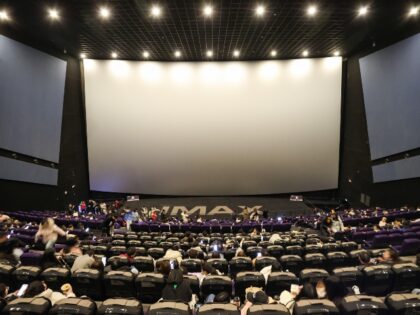 GUIYANG, CHINA - FEBRUARY 23: Moviegoers watch the film Ne Zha 2 at an IMAX GT Cinema on F