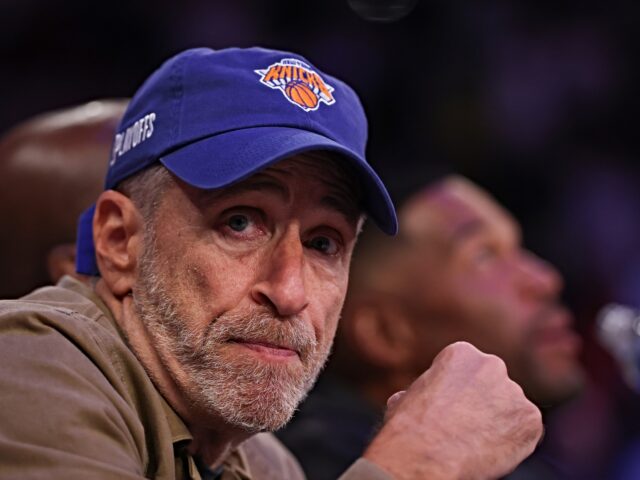 jon stewart NEW YORK, NEW YORK - MAY 16: Jon Stewart looks on in Game Six of the Eastern Conference Se