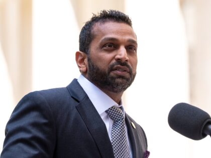 FBI Director Kash Patel speaks during a news conference at the Department of Justice, Wedn