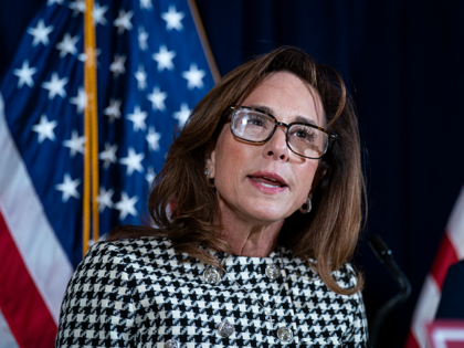 WASHINGTON, DC - MARCH 25: Rep. Lisa McClain (R-MI) speaks during a news conference follow