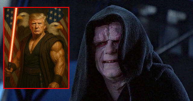 The White House shared a "Star Wars," May 4th Day image with an immigration message calling those who oppose the president's policies "radical left lunatics" who are fighting to bring dangerous criminals back into the U.S.