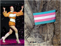 ‘RuPaul’s Drag Race’ Star Pattie Gonia Celebrates Massive Trans Flag Display at Y