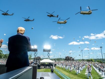 President Donald J. Trump, joined by LTG Darryl Williams, 60th Superintendent of the Unite