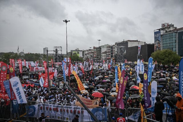 More than 50,000 officers were deployed on May Day in Istanbul