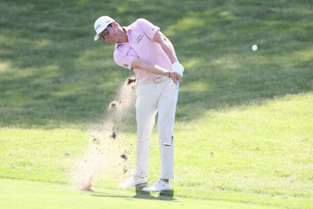 American Ben Griffin shared the lead with Germany's Matti Schmid after the third round of