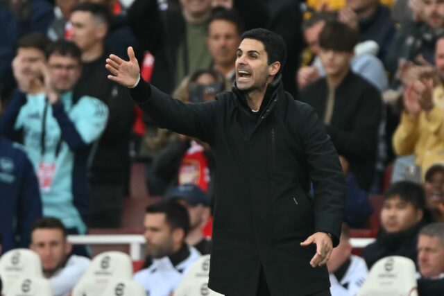 Arsenal manager Mikel Arteta