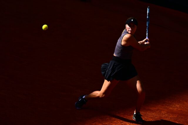 Former Australian Open champion and Roland Garros runner-up Kenin had led 3-0 in the third