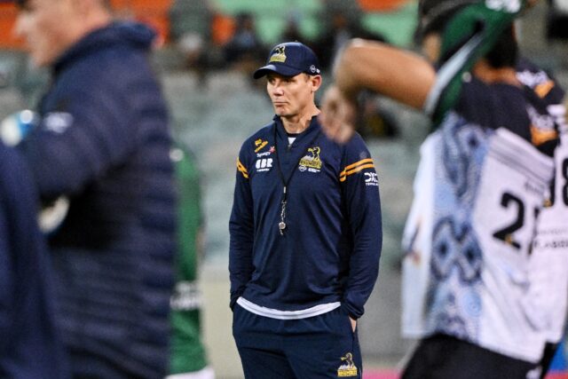 ACT Brumbies head coach Stephen Larkham pictured last year