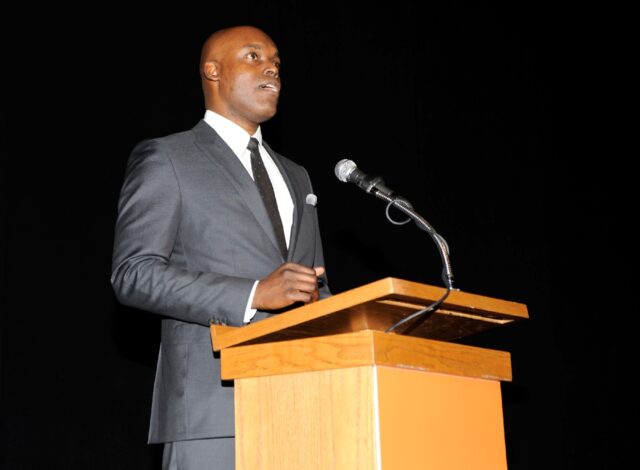 Cameron Bailey speaks during the 2011 Toronto International Film Festival held in Septemb