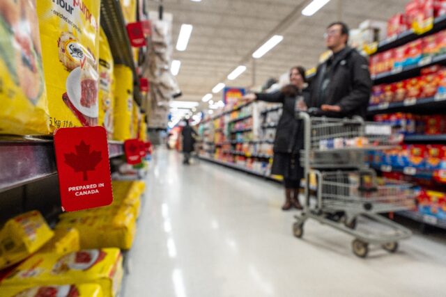 Canadians have seen exports surge but lower household spending as US President Donald Trum