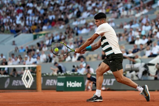 Carlos Alcaraz has lost sets in two of his three French Open matches so far