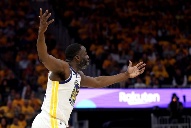 Draymond Green of the Golden State Warriors was fined $50,000 by the NBA for making an ina