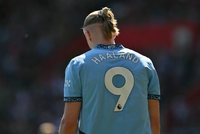 Erling Haaland was back for Manchester City at Southampton