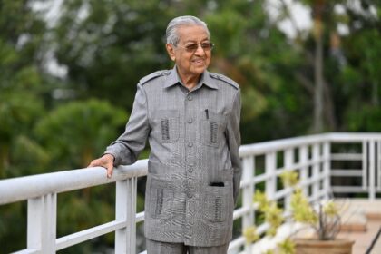 Ex-Malaysian prime minister Mahathir Mohamad is giving President Donald Trump three months