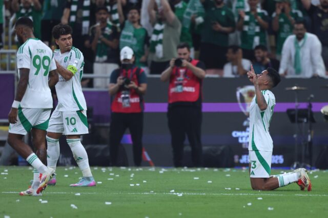 Galeno celebrates his goal in the Asian Champions League final