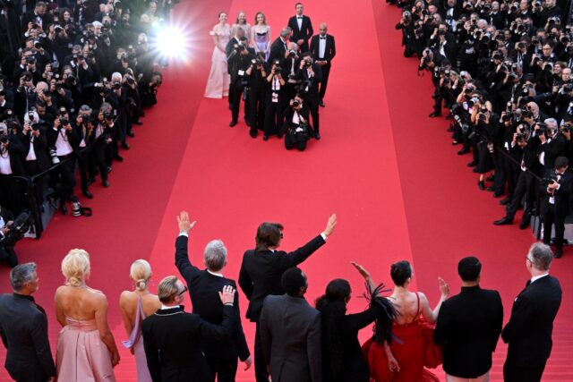 Most Hollywood movers and shakers at the Cannes film festival are not enamoured by US Pres
