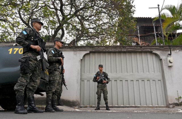 Honduras has stepped upu security around a school and other sites in the capital Tegucigal