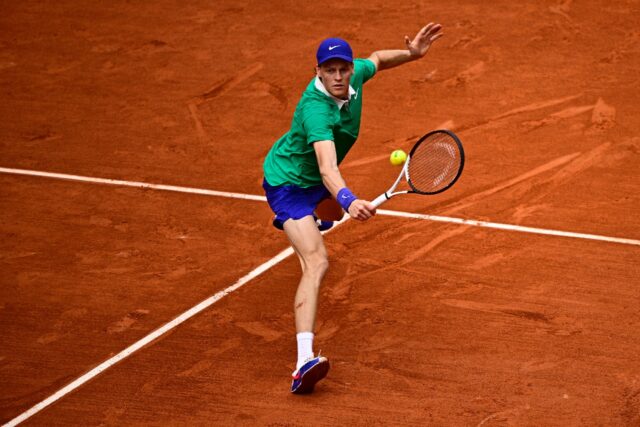Italy's Jannik Sinner is the top seed in Paris