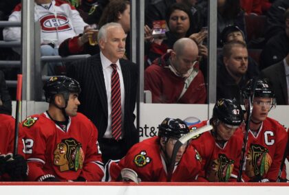 Joel Quenneville, former coach of the NHL Chicago Blackhawks, was named coach of the Anahe